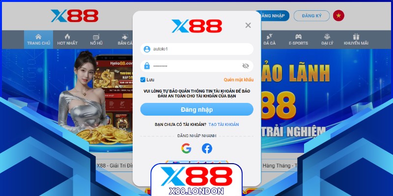 Đăng Nhập X88 Chuẩn Xác Từng Bước Nhanh Chỉ Trong 15s Đăng nhập X88 đúng mới an toàn và nhanh